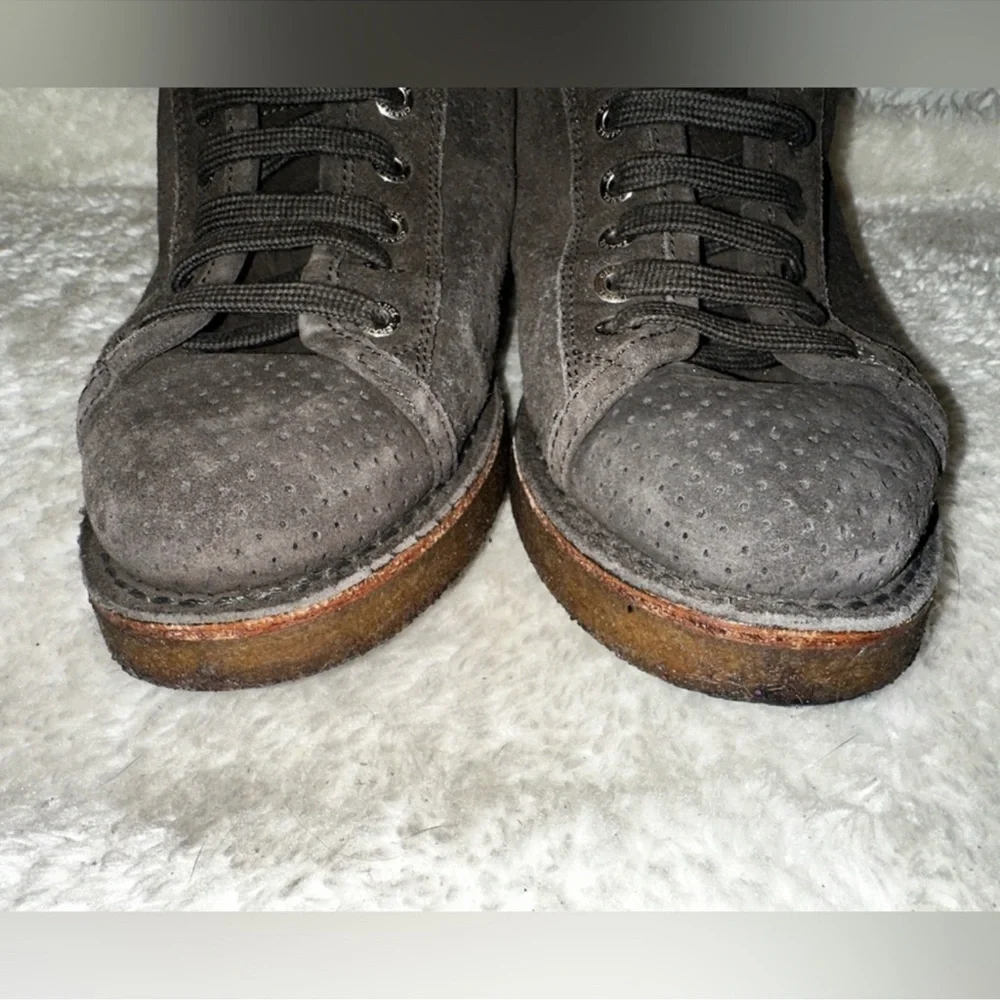 Chanel Interlocking CC Logo Brown Bootie Size 36